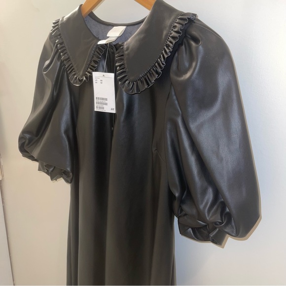 NWT H&M A-Line Black Mini Dress - Picture 10 of 12